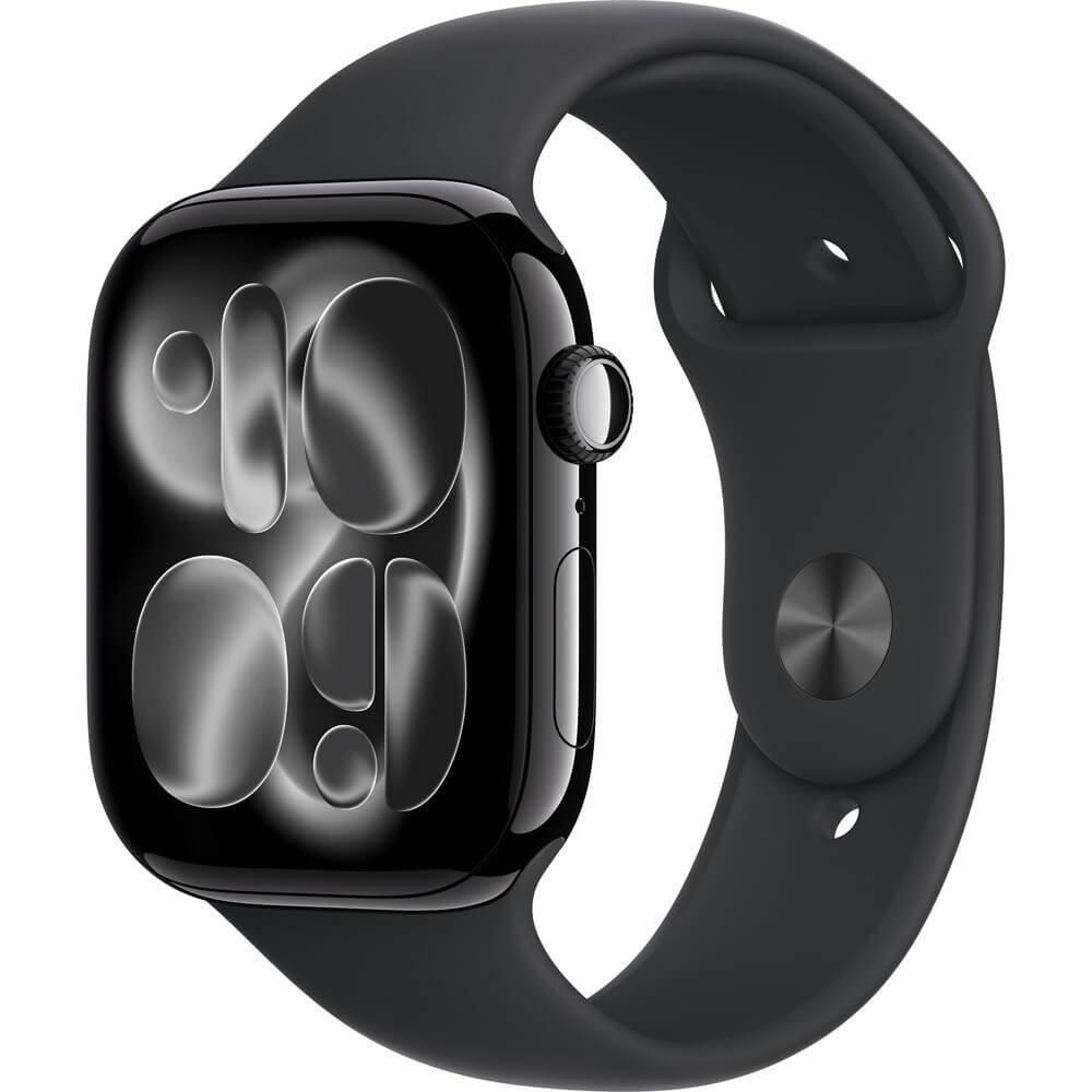 Смарт-часы Apple Watch Series 11 Aluminum GPS 46 мм угольно-чёрный M/L  спортивный ремешок