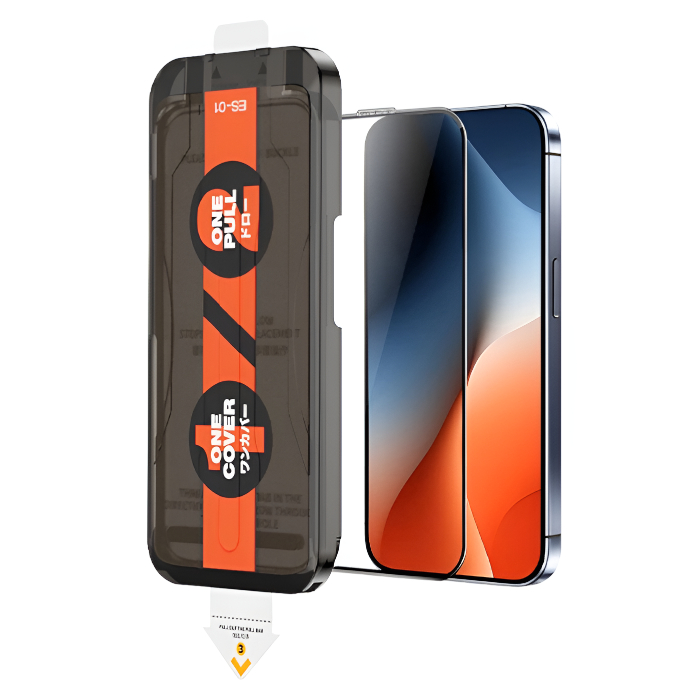 Защитное стекло Remax ES-01 для iPhone Air (С черной рамкой)