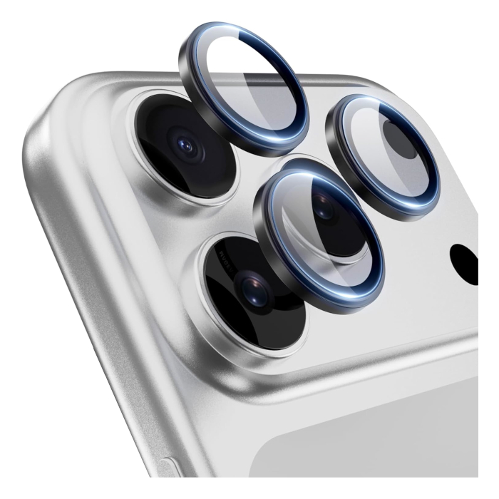 Защитное стекло Remax на линзы камер для iPhone 18 Pro/Pro Max (С черной рамкой)