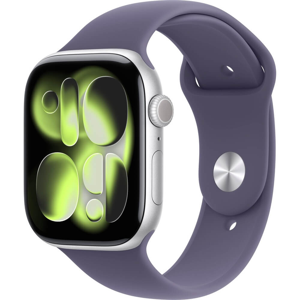 Смарт-часы Apple Watch Series 11 Aluminum GPS 46 мм серебристый M/L  спортивный ремешок