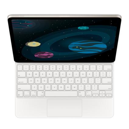 Клавиатура Apple Magic Keyboard для iPad Air 13" (M2, M3, M4 | 2024–2026) и Pro 12,9" (2018–2022) (Белый | White)