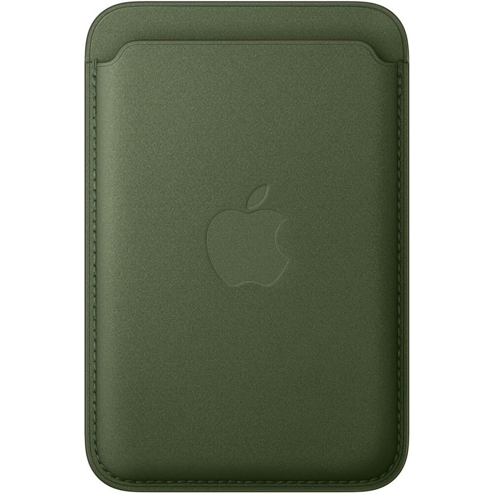 Чехол-бумажник Apple для iPhone FineWoven Wallet MagSafe зелёный