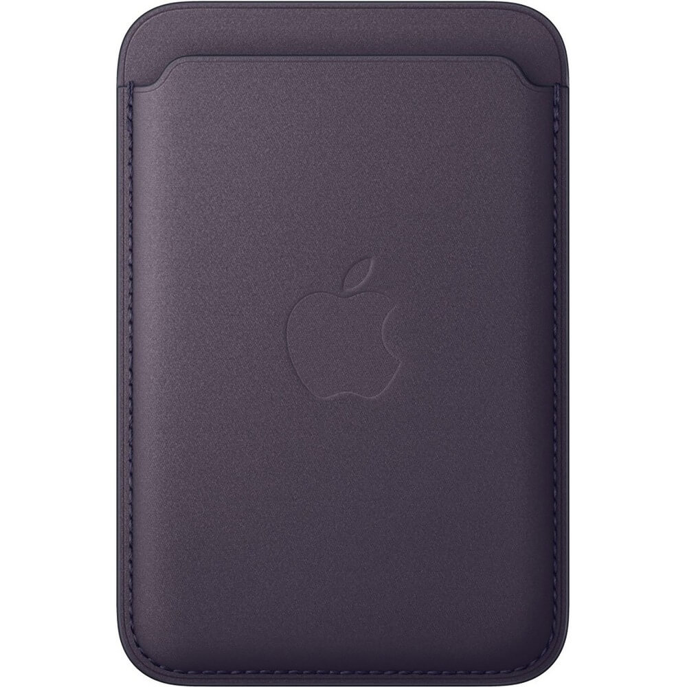 Чехол-бумажник Apple для iPhone FineWoven Wallet MagSafe тёмно-фиолетовый