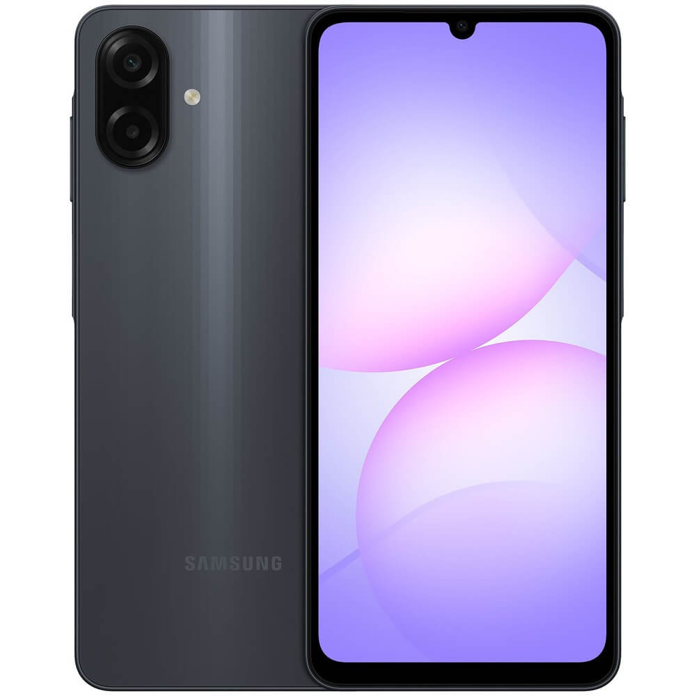 Смартфон Samsung Galaxy A07 4+64 ГБ чёрный