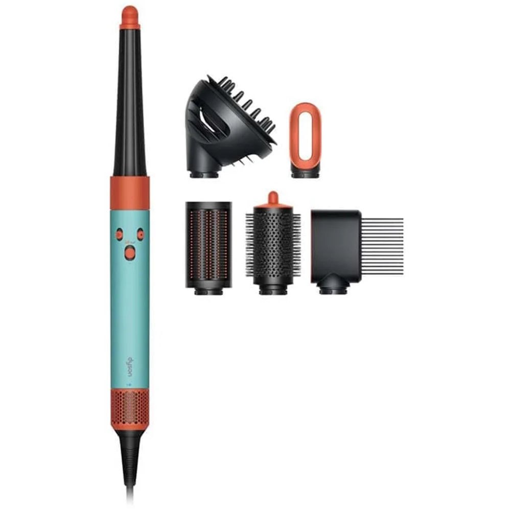 Стайлер Dyson Airwrap ID HS08 Curly+Coily бирюзовый/оранжевый (533736-01)