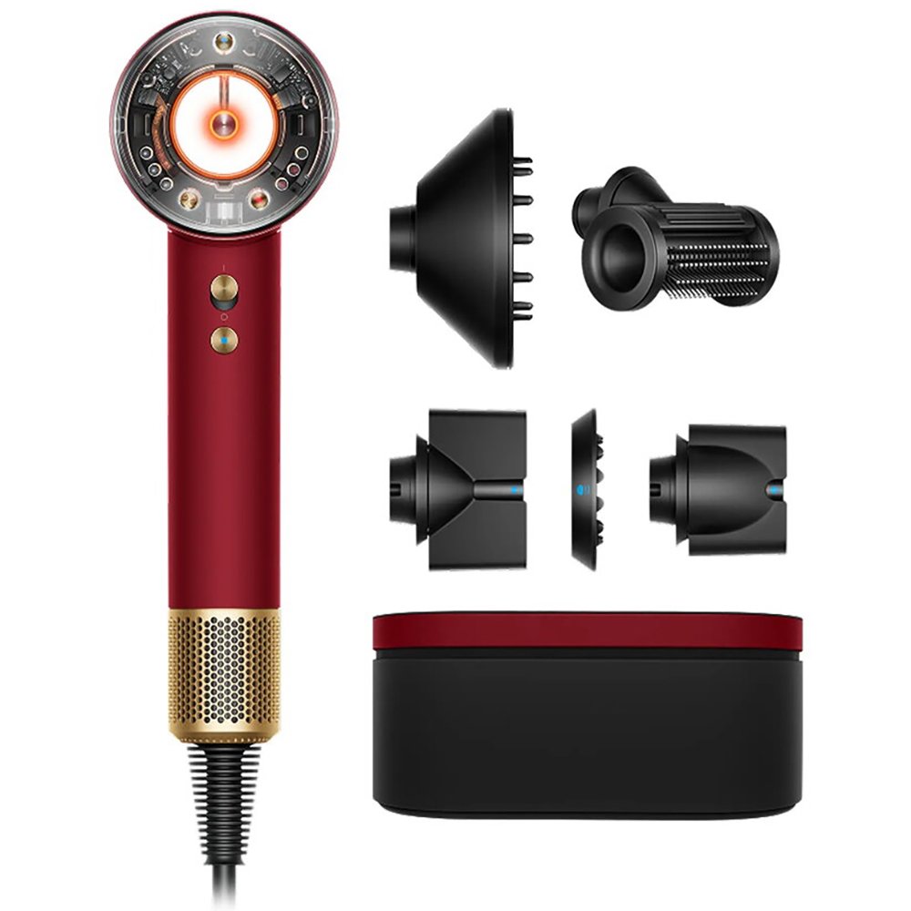 Фен Dyson Supersonic Nural HD16 красный бархат/золотистый (493117-01)