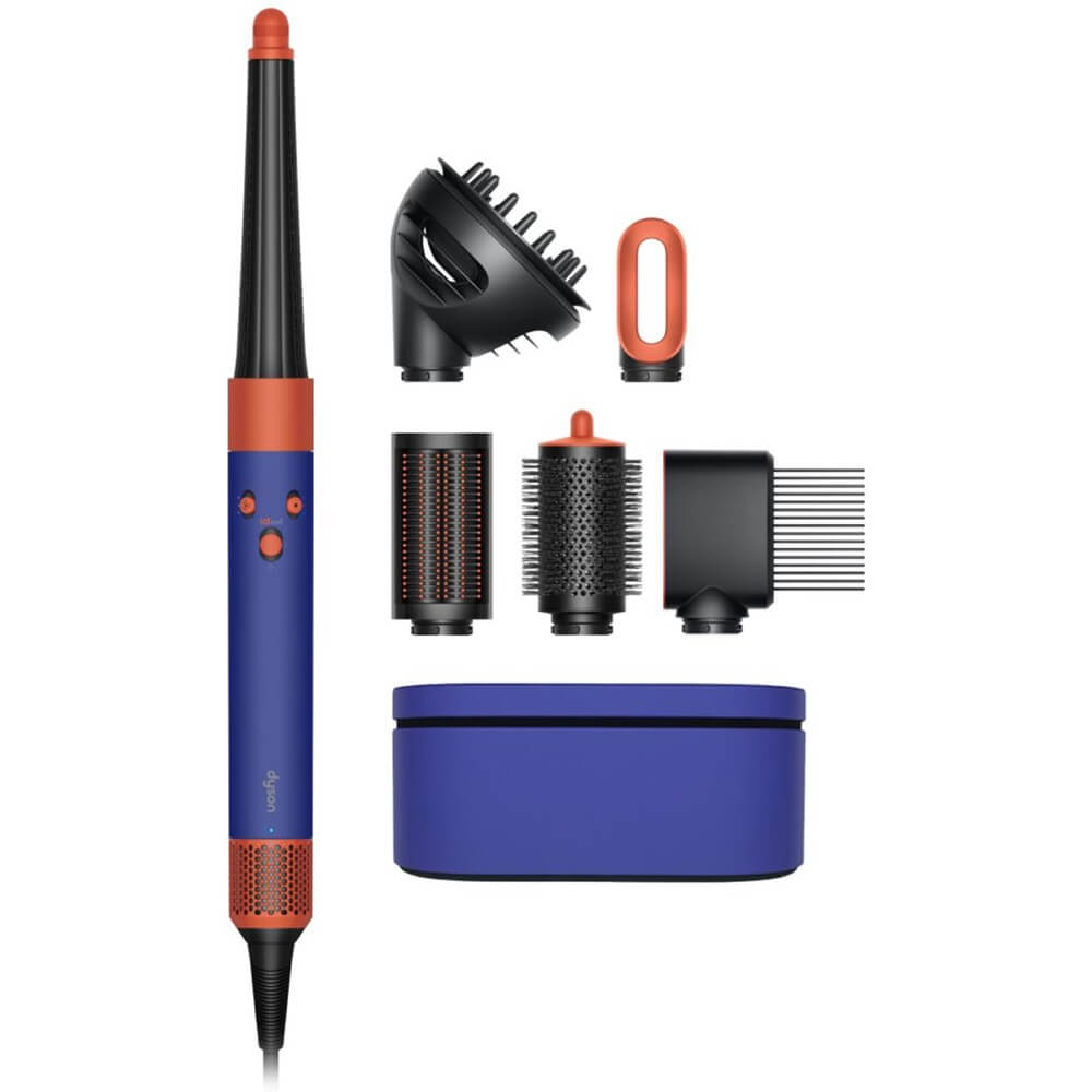 Стайлер Dyson Airwrap ID HS08 Curly+Coily синий/оранжевый