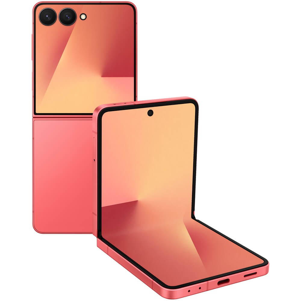 Смартфон Samsung Galaxy Z Flip 7 5G 256 ГБ коралловый