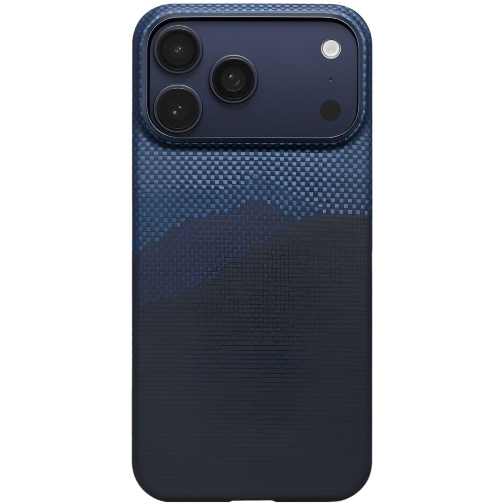 Чехол Pitaka Ultra-Slim Case для iPhone 17 Pro Over the horizon синий