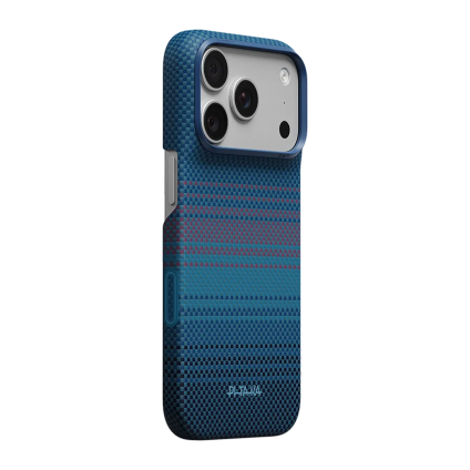 Арамидный чехол MagSafe PITAKA Moonrise2.0 PitaTap Edge Case для iPhone 17 Pro и 18 Pro