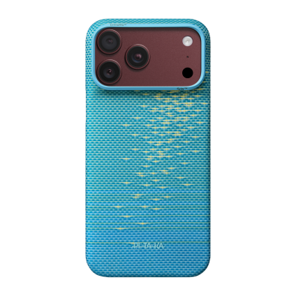 Арамидный чехол MagSafe PITAKA Glints of Gold PitaTap Edge Case для iPhone 17 Pro Max и 18 Pro Max