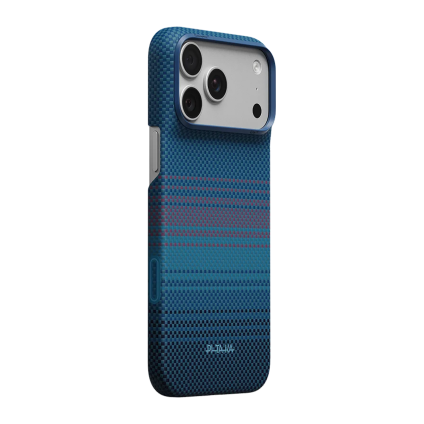 Арамидный чехол MagSafe PITAKA Moonrise2.0 PitaTap Edge Case для iPhone 17 Pro Max и 18 Pro Max