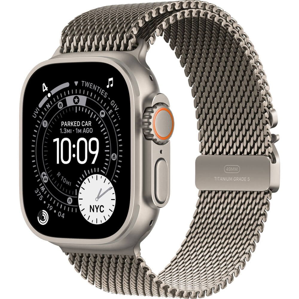 Смарт-часы Apple Watch Ultra 3 49 мм Natural, М ремешок миланская петля