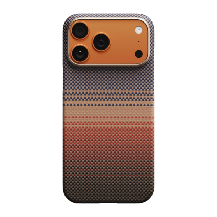 Арамидный чехол MagSafe PITAKA Sunset · Moonrise PitaTap Edge Case для iPhone 17 Pro Max