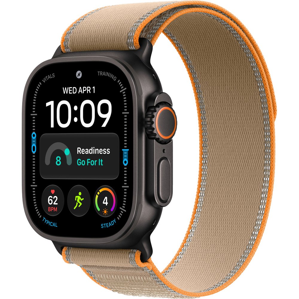 Смарт-часы Apple Watch Ultra 4 49 мм LTE Black, S/M ремешок Trail Loop песочный