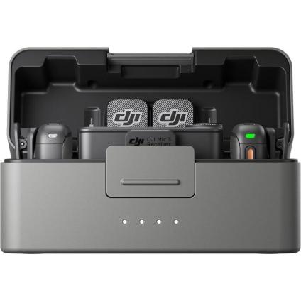 Беспроводной микрофон DJI Mic 3 (2 передатчика, приёмник, зарядный футляр)
