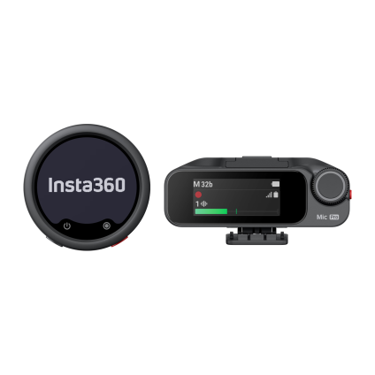 Беспроводной микрофон Insta360 Mic Pro (передатчик, приёмник)