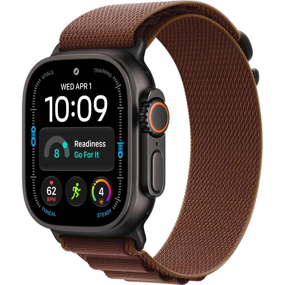 Смарт-часы Apple Watch Ultra 4 49 мм LTE Black, S ремешок Alpine бургундия