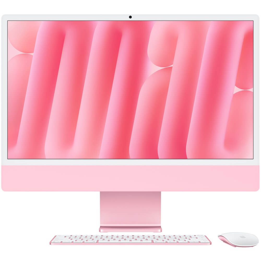 Моноблок Apple iMac 4.5K 24" (M4 8-Core, GPU 8-Core, 16GB, 256GB) (Розовый | Pink) (2024)